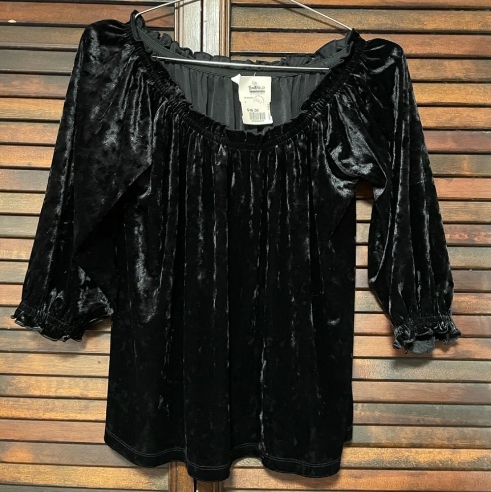 🛍3 FOR $20 DEAL! Gap Velvet Top, size Small, NWOT